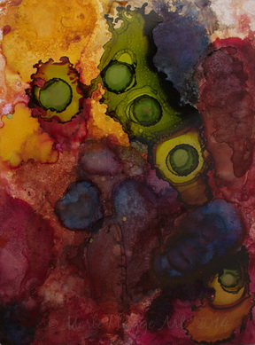 Alcohol Ink Demo Painting